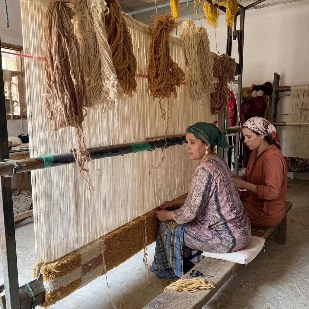 The hands behind our rugs.