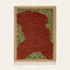 Rust Zanafi rug Aghbalou with dotted organic field, full rug view