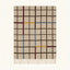 Beige Zanafi rug Amerzgane with multicolor grid, full rug view