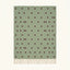 Sage and burgundy Zanafi rug Igli with scattered diamond design, full rug view