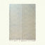 Ivory Zanafi kilim rug Tazarine with soft diamond maze, full rug view