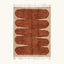 Tafra terracotta Beni Ourain rug full view