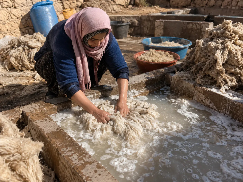 The shearing & washing