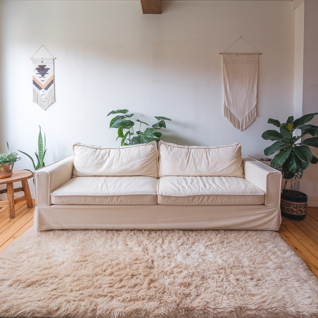 Beige Moroccan Rug