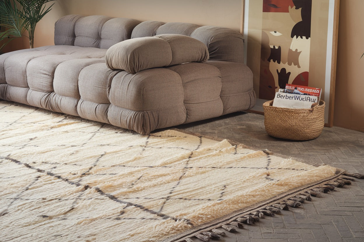 Bohemian Moroccan Rugs | Unique Handmade Berber Wool Rugs for Boho Homes