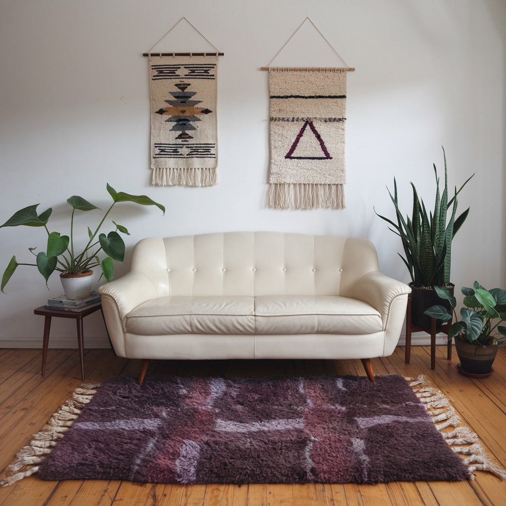 Purple Moroccan Rug