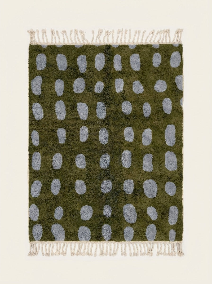 Azure Pathways with Soft Ivory Field — Lalla Amina (Copy) Image principale du produit
