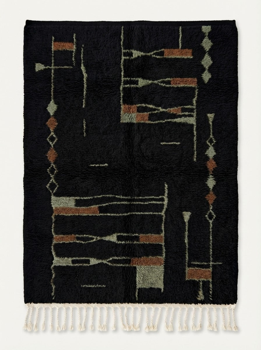 Azure Pathways with Soft Ivory Field — Lalla Amina (Copy) (Copy) (Copy) Image secondaire du produit
