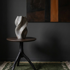 Akal olive Beni Ourain rug in a luxurious modern living room