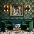 Ivory Azilal rug Ighrem styled room view