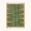Azrar sage Beni Ourain rug full view