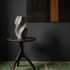 Azrar sage Beni Ourain rug in a contemporary interior