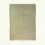 Beige and ivory Zanafi kilim rug Tifawine with tonal herringbone, full rug view