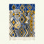 Blue Azilal rug Tanmert, full rug view