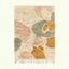 Blush & Sage Mrirt rug Tafzara with flowing organic shapes, full rug view