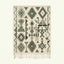 Charcoal Azilal Rug – Cream Grid Pattern – Azenzar