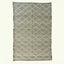 Charcoal Zanafi kilim rug Amezruy with diamond lattice, full rug view
