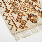 Coral Azilal Rug – Blue Diamond Pattern – Imider