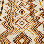 Coral Azilal Rug – Blue Diamond Pattern – Imider
