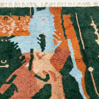 Close-up detail of the Azelwan Boujaad rug