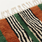 Craftsmanship detail of the Tanit hand-knotted rug.