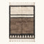 Full view of the Imilchil taupe Beni Ourain rug with a framed triangle motif and hand-tied fringe.