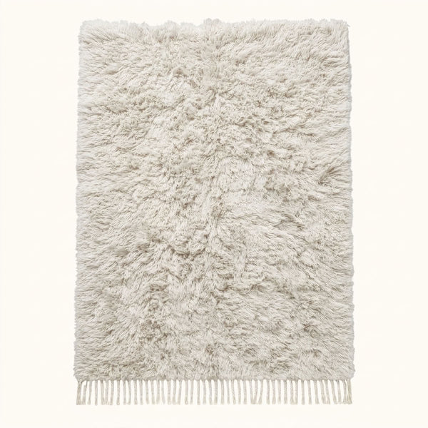 Tapis Mrirt Ivoire – Velours texturé – Kella