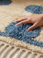 Azure Pathways with Soft Ivory Field — Lalla Amina