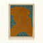 Ochre Zanafi rug Tassout with dotted organic field, full rug view