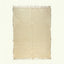 Ivory Zanafi Kilim rug Tighza with minimal tonal texture, full rug view
